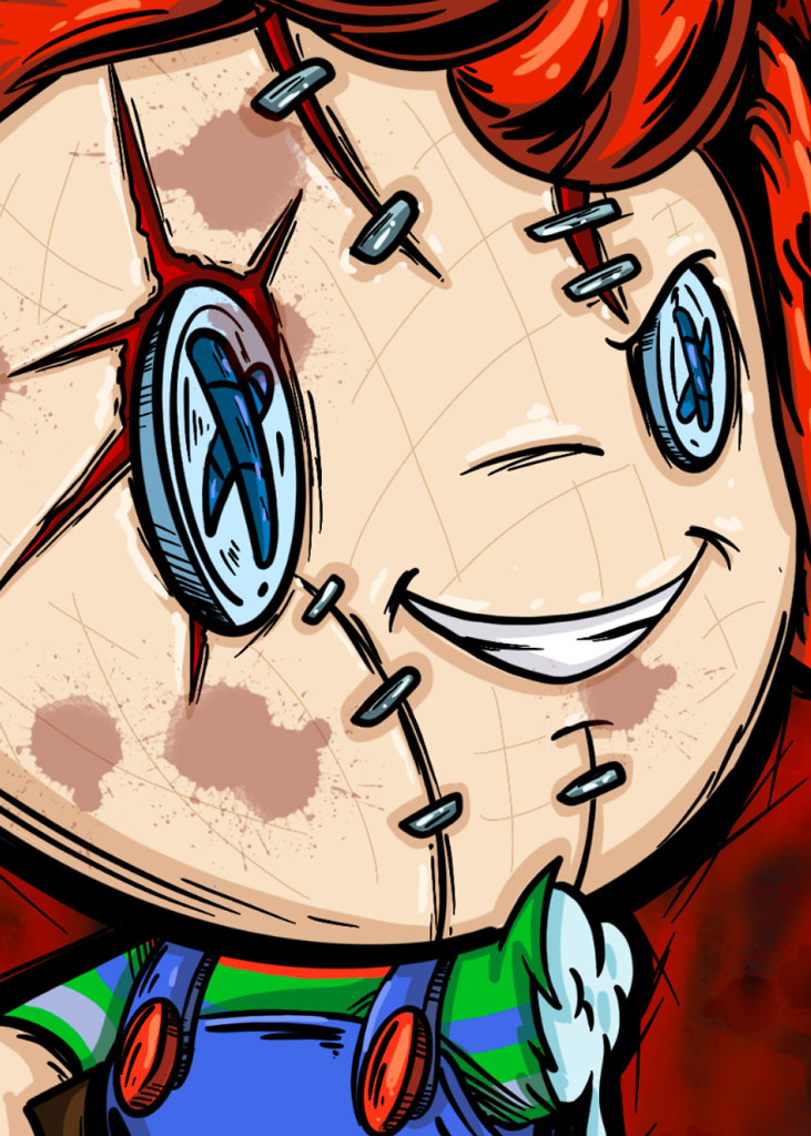 Juan Muniz "Good Guy" Fright Friends Collectible Art Card