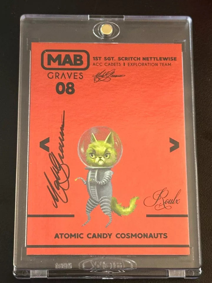Mab Graves Atomic Candy Cosmonauts Artist Trading Card BOX + AUTOGRAPH #/10