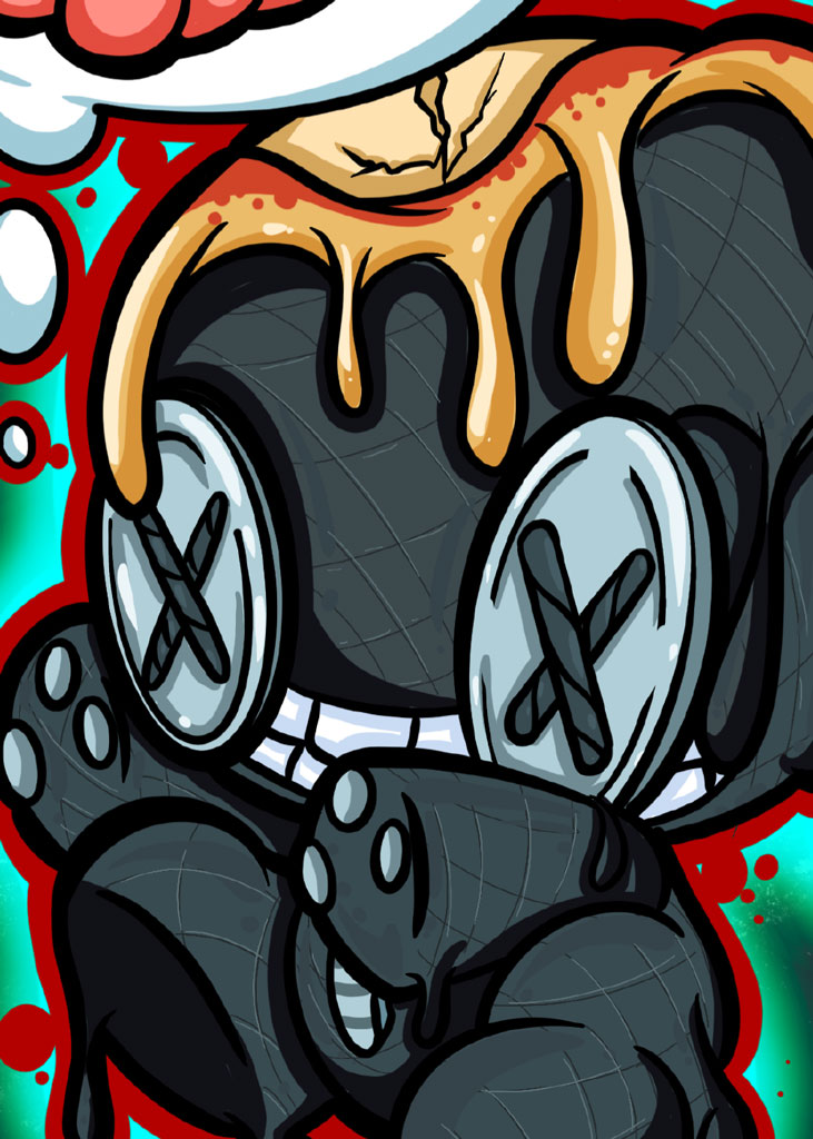 Juan Muniz "Tar Man" Fright Friends Collectible Art Card