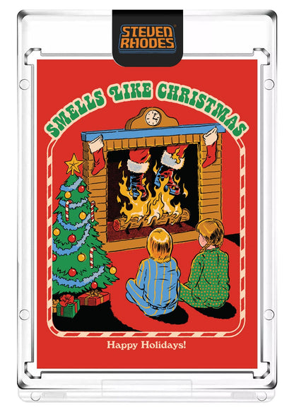 Steven Rhodes “Smells Like Christmas” Collectible Art Card (Serial Number LE #/199) Atomic Foil Variant