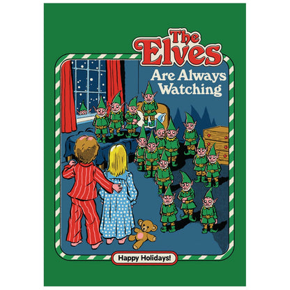 Steven Rhodes “The Elves are Always Watching” Collectible Art Card (Serial Number LE #/199) Atomic Foil Variant