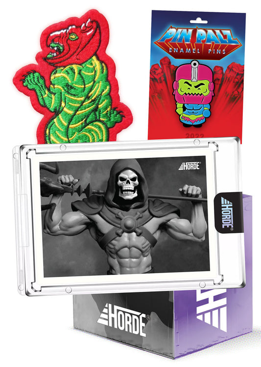 HORDE Bundle (Bones Jackson Card, Battle Patch, Trap Aww Soft Enamel Pin)