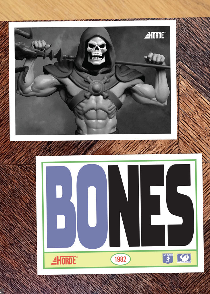 Bones Jackson Collectible Art Card (Original B&W Version)