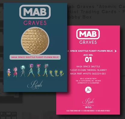 Mab Graves Atomic Candy Cosmonauts Artist Trading Card BOX + AUTOGRAPH #/10