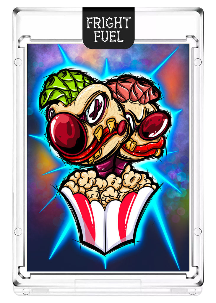 Juan Muniz "Popcorn Klowns" Fright Friends Collectible Art Card